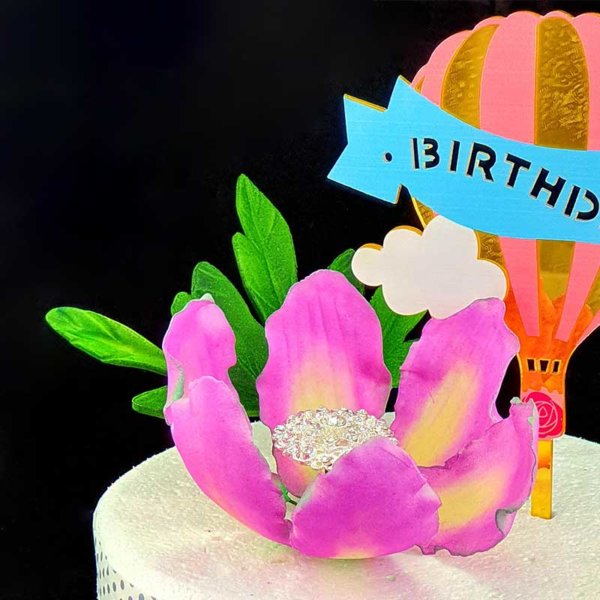 Edible Cake Toppers | Wedding Cake Toppers NZ | Shop Online for Gumpaste Icing Sugar Flower Bunches | The Rose Factory - New Zealand