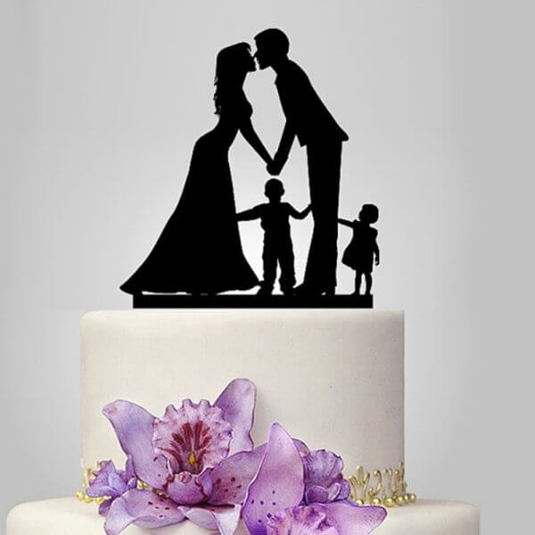 Wedding Decoration Cake Topper Mr & Mrs Acrylic Black Topper Bride Groom For Wedding Marriage Anniversary Party From Online Shop - The Rose Factory