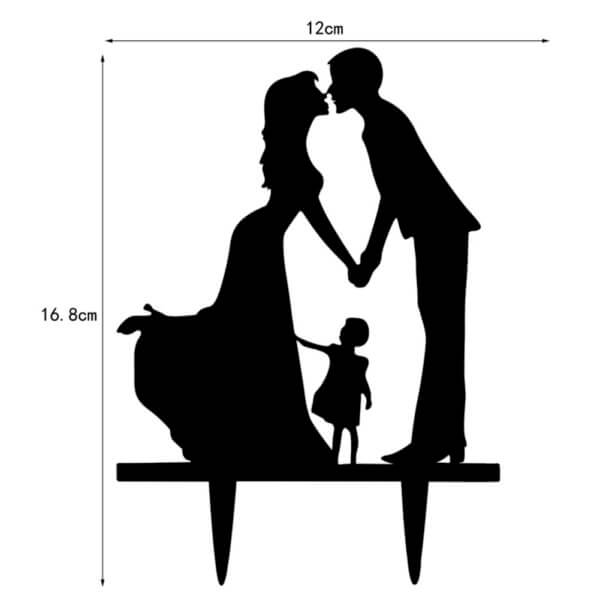 Wedding Decoration Cake Topper Mr & Mrs Acrylic Black Topper Bride Groom For Wedding Marriage Anniversary Party From Online Shop - The Rose Factory