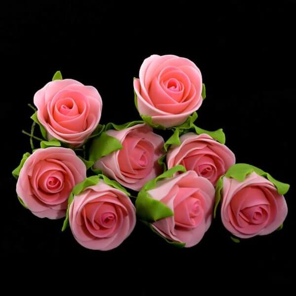 Cake Decoration Supplies Auckland New Zealand - Gumpaste Icing Sugar Crafts - Pink Roses For Any Type Of Cake Decoration